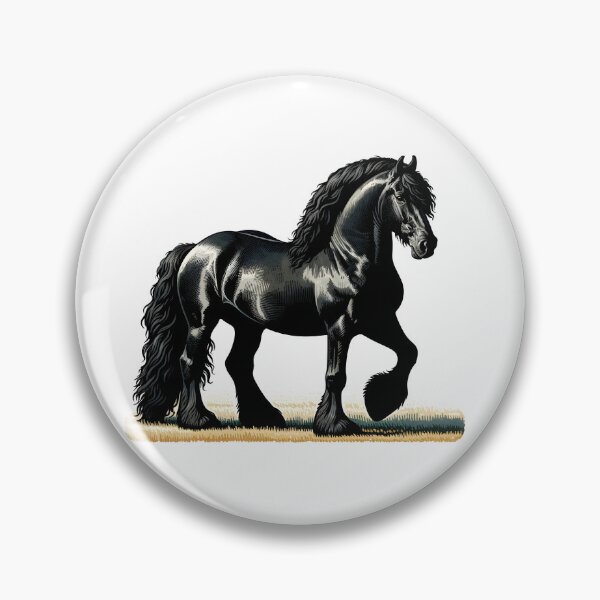 Item preview, Black Friesian Horse designed and sold by Truck Stop One.