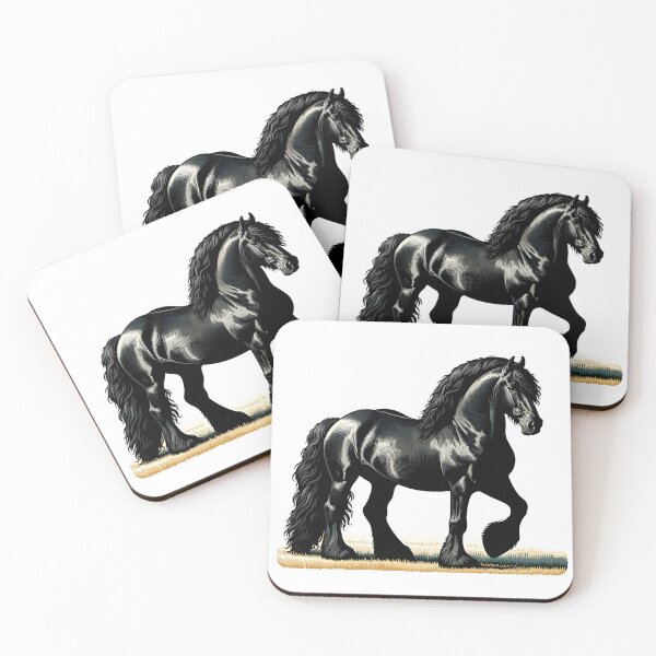 Item preview, Black Friesian Horse designed and sold by Truck Stop One.