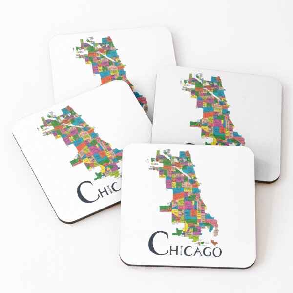 Item preview, Chicago Neighborhood Map- Chicago designed and sold by CMooreWorx.