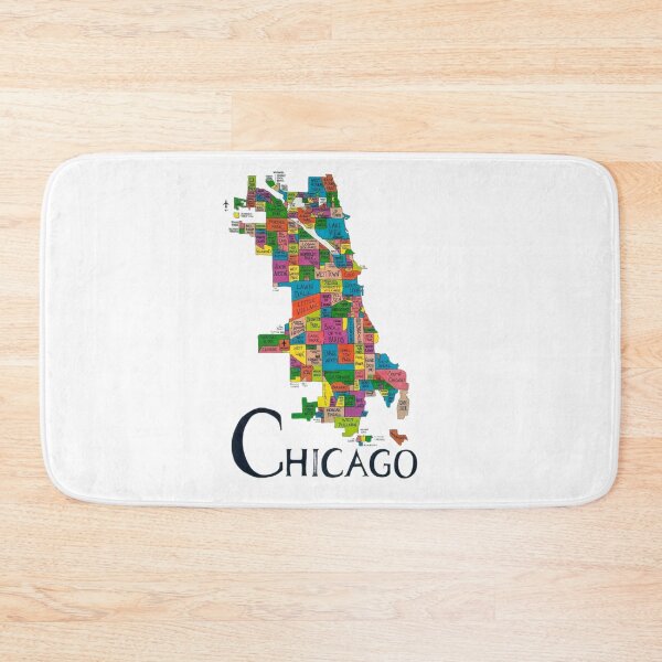 Item preview, Chicago Neighborhood Map- Chicago designed and sold by CMooreWorx.