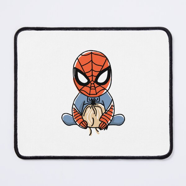 Item preview, Baby Spider Onion Ring Snack Attack - Hilarious Comic Spider Art Eating Food Meme Cartoon Costume designed and sold by SpideyUniverse.