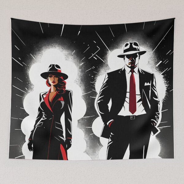 Item preview, Silhouettes of the Underworld: Digital Art that Dances in the Mafioso designed and sold by Artedig.