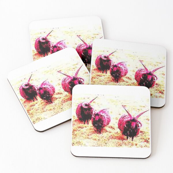 Item preview, HEBRIDEAN SHEEP Crazy HyperModern Design designed and sold by awes06.