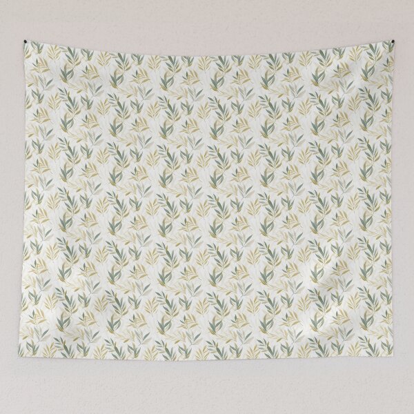 Item preview, Golden Leaves Art Deco Style Seamless Pattern  designed and sold by Sototos® ⭐⭐⭐⭐⭐.