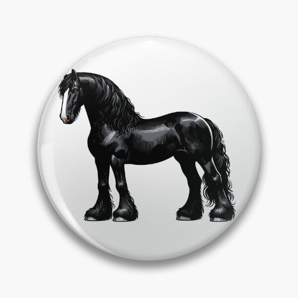 Item preview, Black Friesian Horse designed and sold by Truck Stop One.