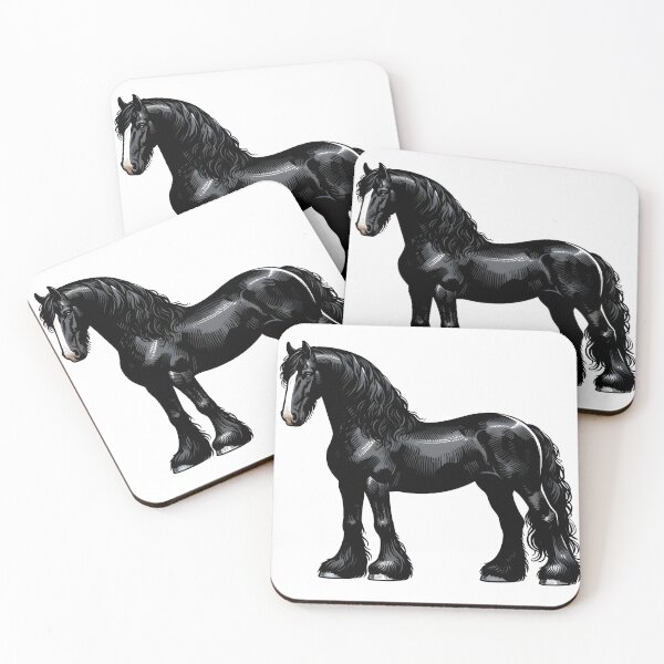 Item preview, Black Friesian Horse designed and sold by Truck Stop One.
