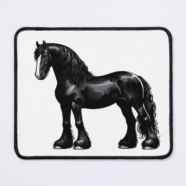Item preview, Black Friesian Horse designed and sold by Truck Stop One.