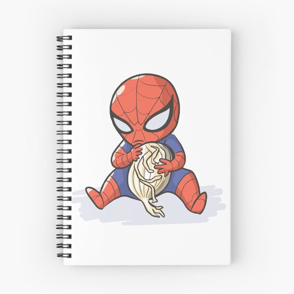 Item preview, Baby Spider Onion Ring Snack Attack - Hilarious Comic Spider Art Eating Food Meme Cartoon Costume designed and sold by SpideyUniverse.