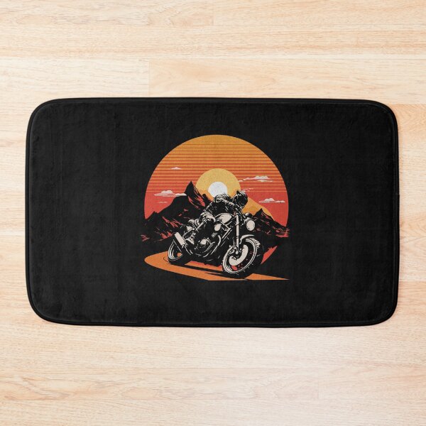 Item preview, SUNSET BIKER MOTORBIKE RIDER RETRO VINTAGE designed and sold by HYPeR-NaTUrE.