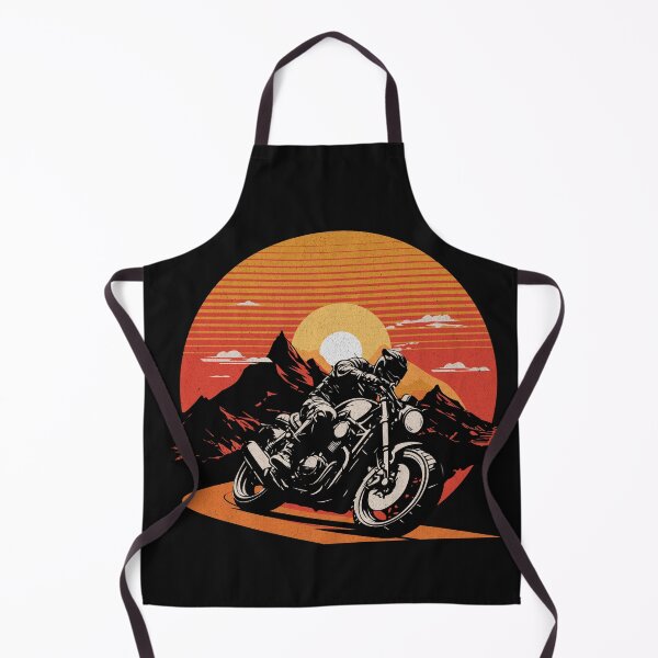 Item preview, SUNSET BIKER MOTORBIKE RIDER RETRO VINTAGE designed and sold by HYPeR-NaTUrE.