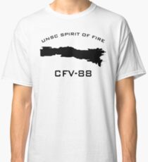 UNSC Spirit of Fire CFV-88 Ship Profile Classic T-Shirt
