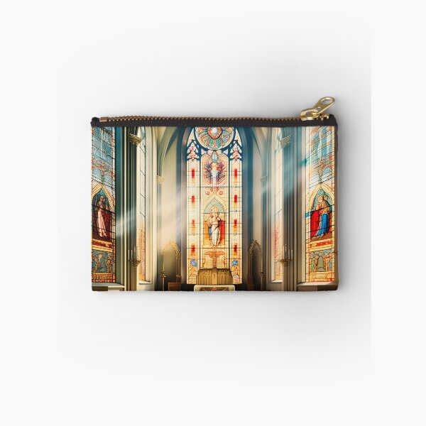 Item preview, vintage stainglass inside a church designed and sold by IncredibleGeek.