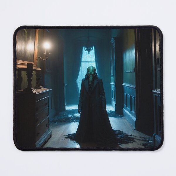 Item preview, An eldritch creature wandering the halls of an abandoned Victorian mansion - Oil painting designed and sold by Giuseppe Cammino.