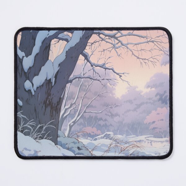 Item preview, 80s Retro Snowy Landscape designed and sold by Animania-AnimeS.