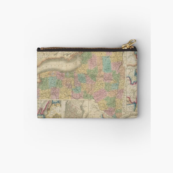 Item preview, Vintage Map of New York (1835) designed and sold by BravuraMedia.