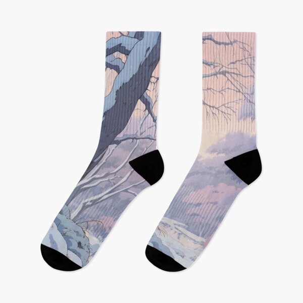 Item preview, 80s Retro Snowy Landscape designed and sold by Animania-AnimeS.