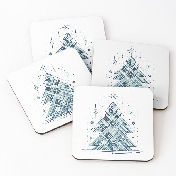 Item preview,  Geometric Christmas Tree  designed and sold by MusesWhispers.