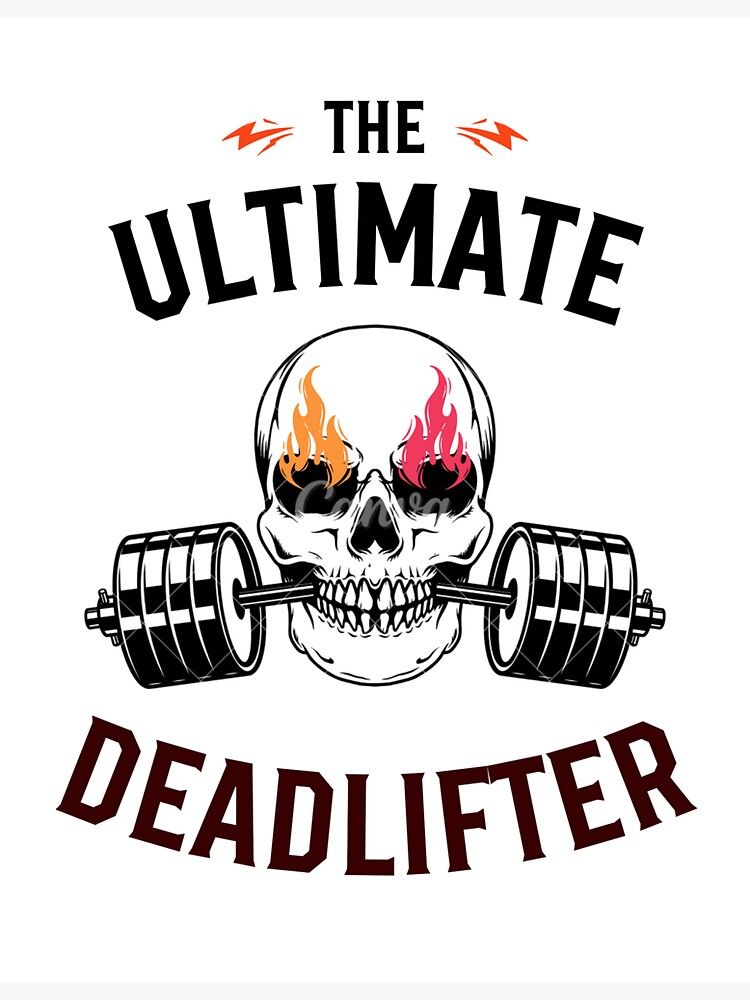 Thumbnail 3 of 3, Sticker, The ultimate deadlifter designed and sold by gultoor-Arts.