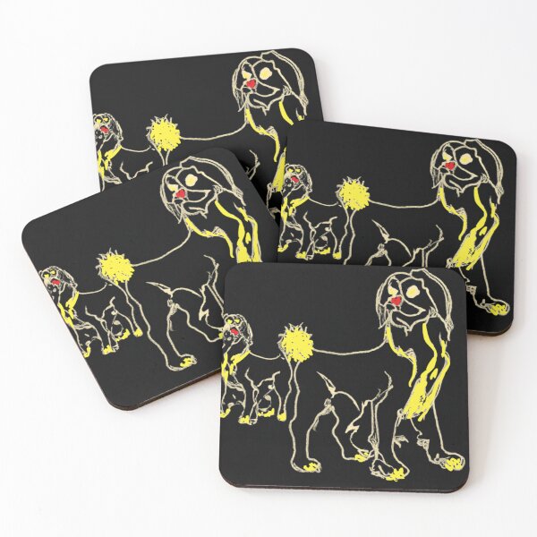 Item preview, dog black background designed and sold by janjacbu.