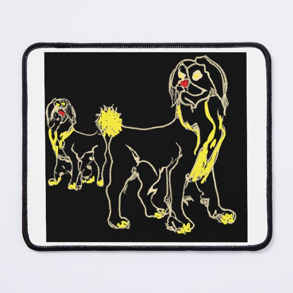 Item preview, dog black background designed and sold by janjacbu.