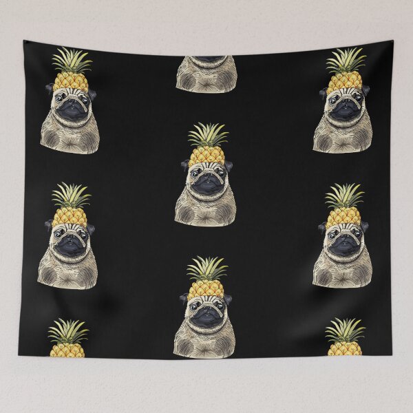 Item preview,  Pug-napple: A Tropical Delight.  Pug cute designed and sold by Anastasiia Yurevych.
