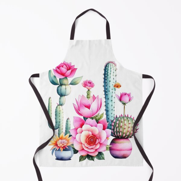 Item preview, Cactus with flowers designed and sold by MirucaDesign.