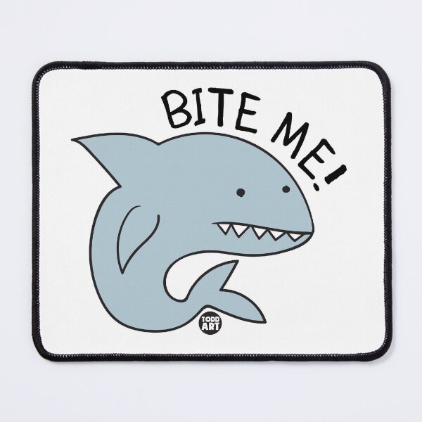 Item preview, BITE ME SHARK CUTE designed and sold by TODD GOLDMAN.