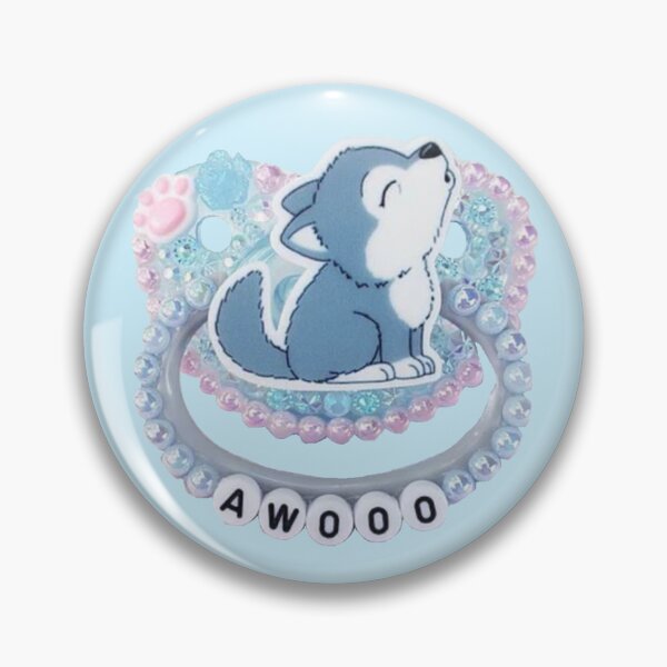 Item preview, Wolf Cub Deco Paci designed and sold by KaylaKitten.