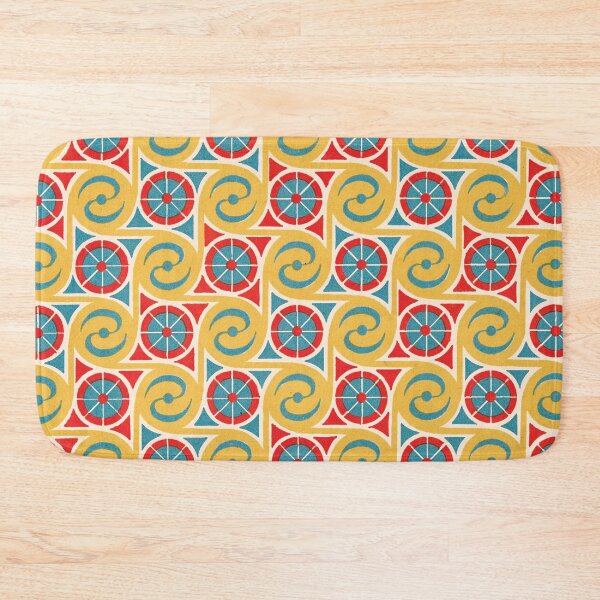 Item preview, Sapphire Sands: Ancient Mystic Yellow and Blue Patterns  designed and sold by InnerCitadel.