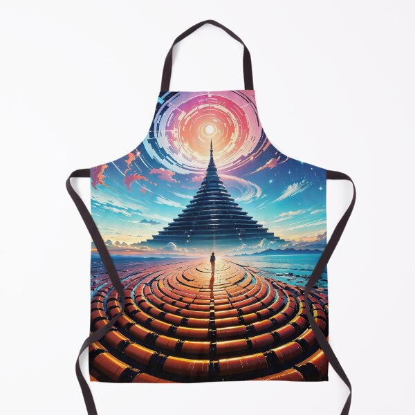 Aperçu de l'œuvre Puzzles Psychédéliques Pyramide Odyssée - Mystical Vibrancy sur Redbubble créée et vendue par PuzzleBoxDesign.