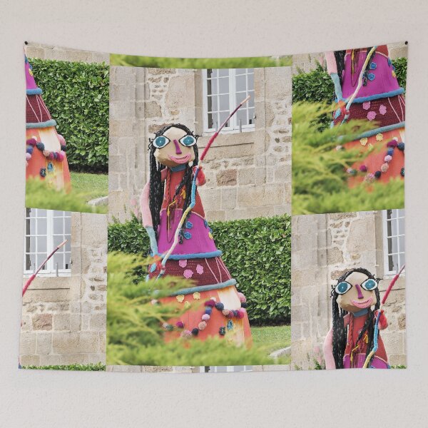 Item preview, vr 3531 / finition 2023  8 - Art de la Laine - Wool Art - La Gardienne des Moutons !  - Okaio Créations Olavia-Olao designed and sold by o.okaïo.