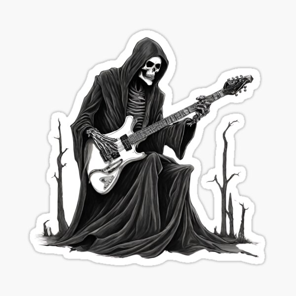 Artikel-Vorschau von Sensenmann spielt Gitarre, designt und verkauft von theprof2021.