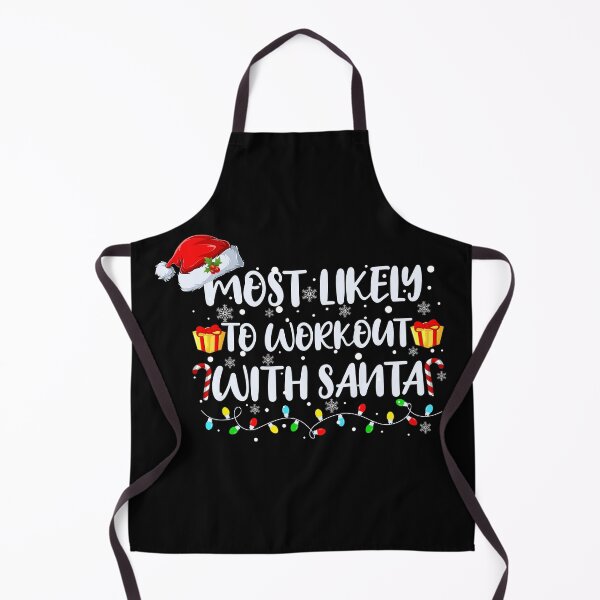 Item preview, Xmas Most Likely To Work Out With Santa Family Christmas T-Shirt designed and sold by NexaArts.