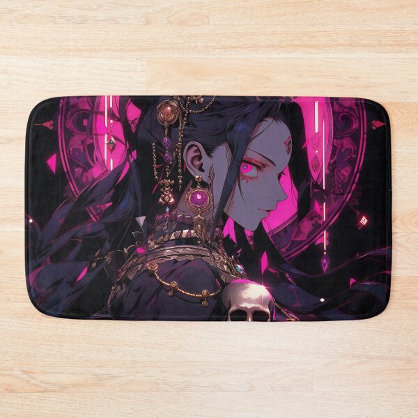 Item preview, Dark Fantasy Neon Gothic Anime Girl designed and sold by bubblegoth.