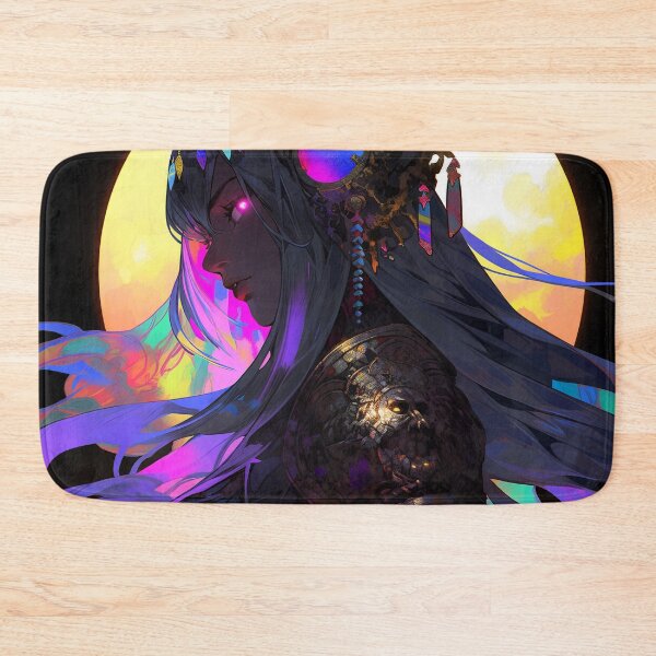 Item preview, Celestial Moonlit Ethereal Warrior Anime Girl designed and sold by bubblegoth.