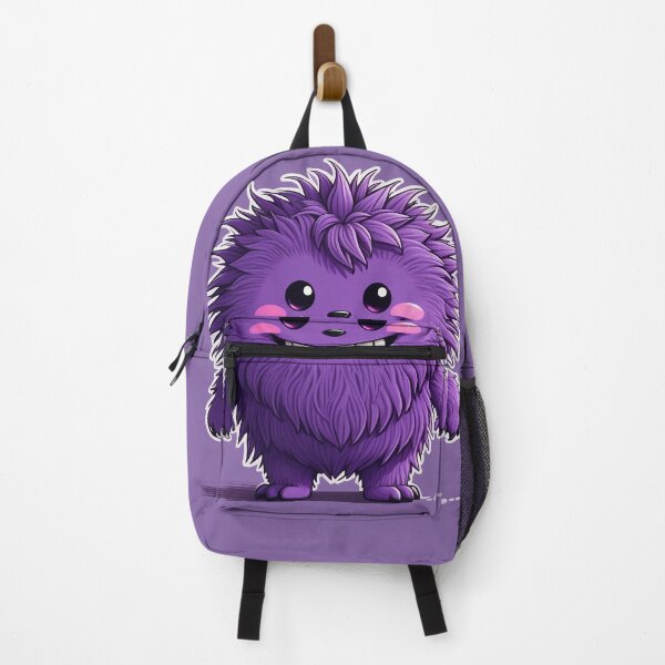 Item preview, Cute Purple Fluffy Monster designed and sold by DesignDrifts.