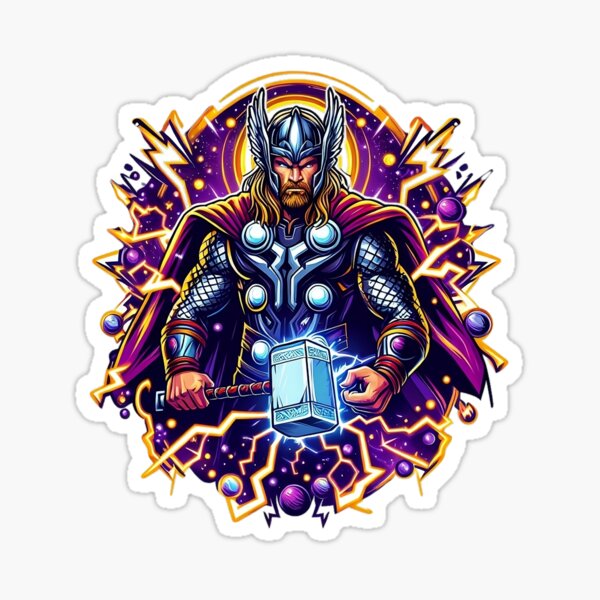 Item preview, Aggressive Thor: Thunderous Hammer designed and sold by Cipher-28.