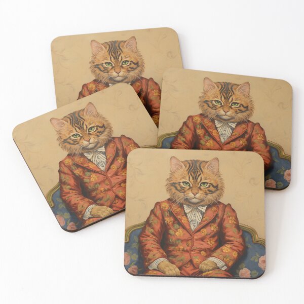 Item preview, Louis Wain Schizophrenia Cat Painting For Cat Lovers designed and sold by Petsthetic.