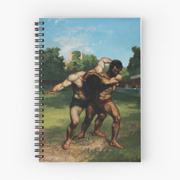 Item preview, Powerful Grapple Wrestlers by Jean Désiré Gustave Courbet designed and sold by InnerCitadel.