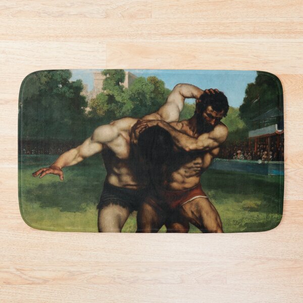 Item preview, Powerful Grapple Wrestlers by Jean Désiré Gustave Courbet designed and sold by InnerCitadel.