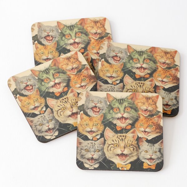 Item preview, Louis Wain Schizophrenia Cat Painting For Cat Lovers designed and sold by Petsthetic.