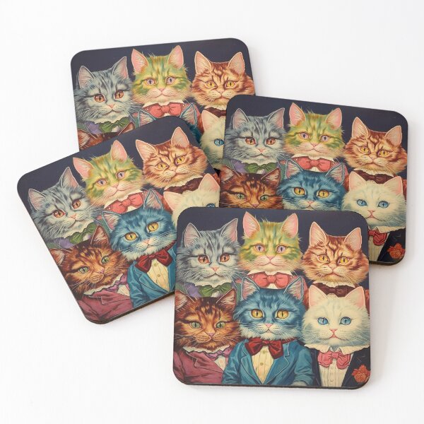 Item preview, Louis Wain Schizophrenia Cat Painting For Cat Lovers designed and sold by Petsthetic.