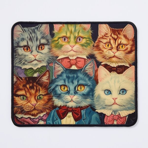 Item preview, Louis Wain Schizophrenia Cat Painting For Cat Lovers designed and sold by Petsthetic.
