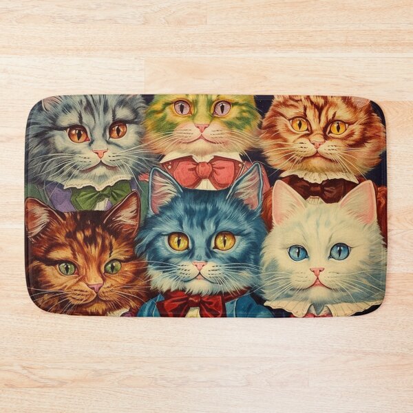 Item preview, Louis Wain Schizophrenia Cat Painting For Cat Lovers designed and sold by Petsthetic.