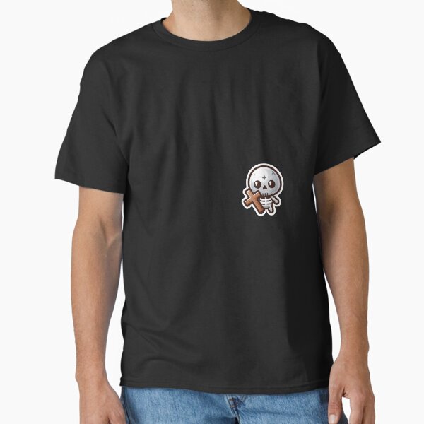 Item preview, A small skeleton with a cross designed and sold by Puzzles Land.