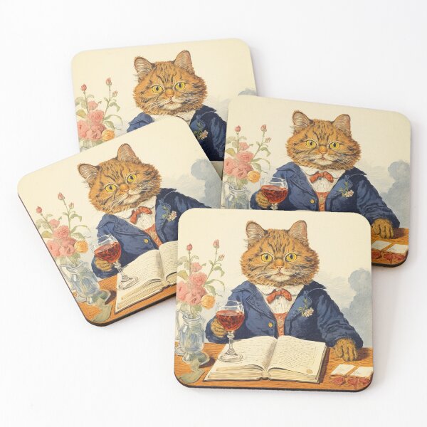 Item preview,  Louis Wain Schizophrenia Cat Painting For Cat Lovers designed and sold by Petsthetic.