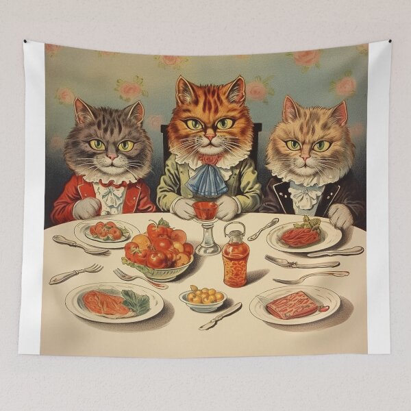 Item preview, Louis Wain Schizophrenia Cat Painting For Cat Lovers designed and sold by Petsthetic.
