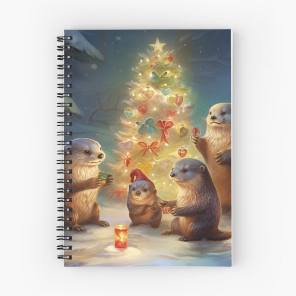 Item preview, An "Otterly" Wonderful Christmas designed and sold by WildInkFusion.