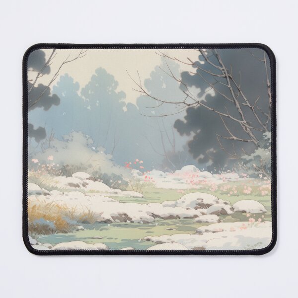 Item preview, 80s Retro Snowy Landscape designed and sold by Animania-AnimeS.