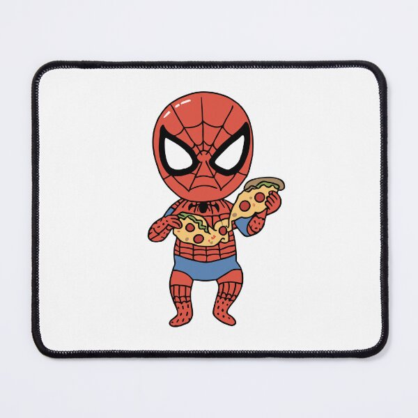 Item preview, Baby Spidey Munching Pizza - Trendy Hilarious Comic Spider Art Eating Food Meme Cartoon Costume designed and sold by SpideyUniverse.